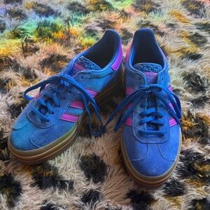 Women’s Purple and Blue Adidas Sneakers